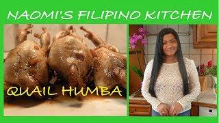 Quail recipe ( Quail Humba) Quail stew  (Filipino cooking channel in English )