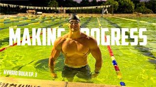 Swimming Farther & Getting Bigger | Longest Swim | Hybrid Bulk Ep. 3
