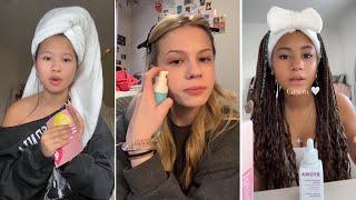 GRWM  ( get ready with me ) Makeup storytime - TikTok compilation ️(skincare, makeup, outfits) 134