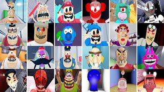 UPDATE Decent Obbies Jumpscare in All Scary Obby MR POP PETSHOP,MR STINKY,EVIL GRANDPA,WILSON PRISON