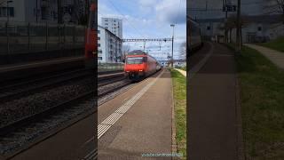 SBB Re 460 mit Einheitswagen IV / Eurocity bei Neuenhof