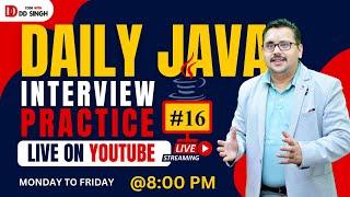 DAILY JAVA INTERVIEW PRACTICE #16| INTERVIEW QUESTION | JAVA PRACTICE | #javainterviewpreparation