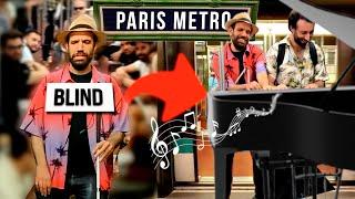 Blind pianist shocks passengers in Paris Metro  Best version of Canon in D !