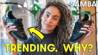 The Adidas Samba are still trending BIG.  Why?  Black OG On Foot Review and How to Style
