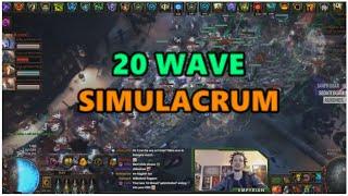 [PoE] Stream Highlights #340 - 20 Wave Simulacrum