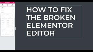 Elementor editor broken, code script inside html widget is breaking, how to fix with Navigator