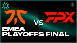 FNC vs FPX | 2022 VCT Stage2 Challengers EMEA | Grand Final