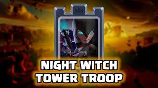 Night Witch Tower Troop Concept | Clash Royale