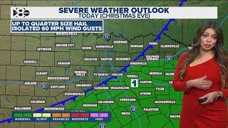 DFW Weather: Rain expected to move through North Texas on Christmas Eve