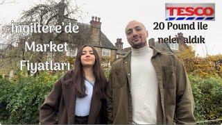 İngiltere’de En Güncel Market Fiyatları | 20 Pound İle Neler Aldık | Market Turu