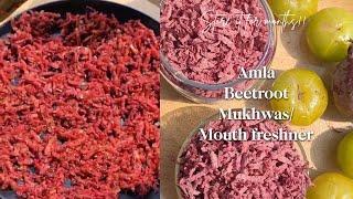 Healthy Digestive Mouth Freshener | Amla Beetroot Mukhwas | आँवला बीटरूट / चुकंदर मुखवास #homemade