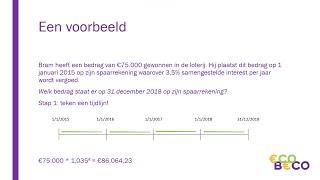 Enkelvoudige en samengestelde interest - Bedrijfseconomie