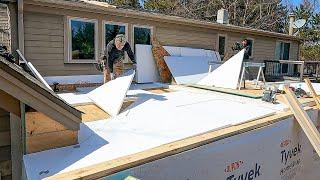 Creating Roof Slopes with Tapered Insulation | Home Renovation & Addition Part 36