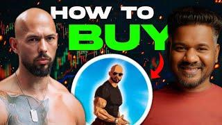 Buy $DADDY Coin | Step by step Guide | The Real World by Andrew Tate | Not for India