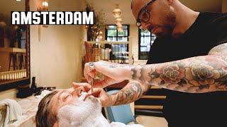 Deluxe Shave at Amsterdam's Most Beautiful Barbershop! | Cut Throat De Pijp