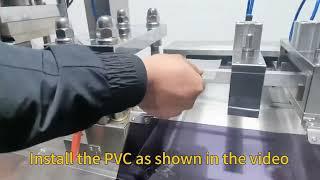 DPP-160Pro Blister packing machine PVC installation