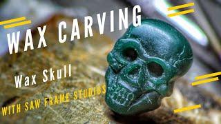 Wax Carving A Skull