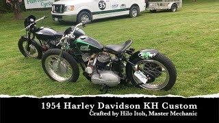 1954 Harley KH Custom and 1953 Harley KRM Custom, By Hilo Ito of Johnnys Vintage