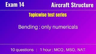 Test series for Aerospace Engineering GATE preparation with detailed solution | online mock test