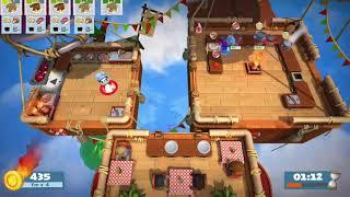 Overcooked 2 Level 2-3, 2 Players, 3 Stars