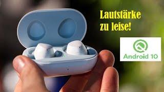 Samsung Galaxy Buds zu leise/Lautstärkeproblem lösen unter Android 10