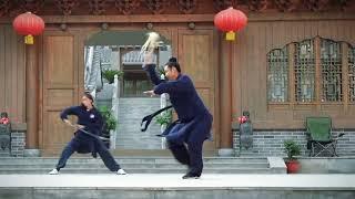 Wushu performance by student