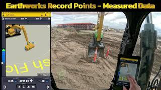 SITECH Intermountain Earthworks Recording Points Measured Data Management