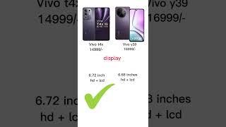 Vivo Y39 5G vs Vivo T4x 5G - Full Comparison | Which One is Best ??