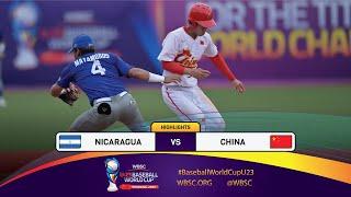 Highlights | Game 49 - Nicaragua vs. China | 2024 WBSC U-23 Baseball World Cup