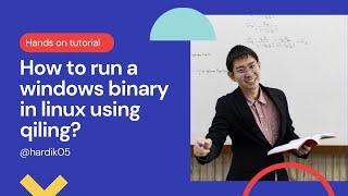 [Qiling Tutorial] How to run a windows executable on linux using Qiling framework