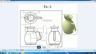 CATIA V5 SURFACING TUTORIAL 7 :  Concept of Jug