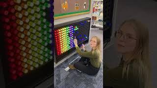 The Lite Brite may be the shining star of our Ronning Branch!! ⭐️ #publiclibrary #litebrite