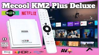 Mecool KM2 Plus Deluxe 4K Netflix WIFI6 Dolby Vision et Dolby Atmos