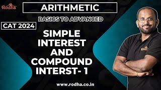 Simple Interest & Compound Interest 1 | CAT Preparation 2024 | Arithmetic | Quantitative Aptitude