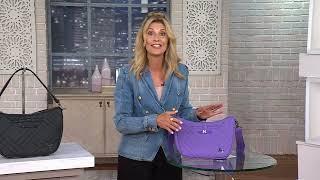 Lug Matte Luxe Shoulder Bag w/ Crossbody Strap - Harmony on QVC