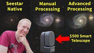 AMAZING images with the Seestar SMART TELESCOPE FULL tutorial, Free Software ONLY!