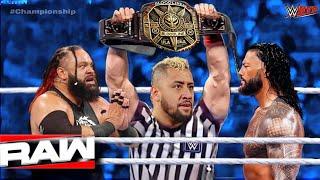 WWE 29 December 2024 Roman Reigns vs Jacob Fatu for Tribal Chief Championship Full Highlights HD