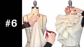 Creating fashion blouse by draping process, I love draping method so much, inspiration for You.