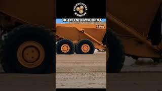 Beach Nourishment #heavyequipment #BeachandShoreProtection #cat740