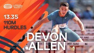 Devon Allen on track despite NFL switch   | Continental Tour Gold 2022