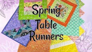 Spring Table Runners | The Sewing Room Channel