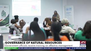 Governance of Natural Resources: Government officials receive training on effective management