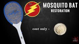 Mosquito Bat Restoration | Only Cost 20 Rupees \- | Tech Praveen