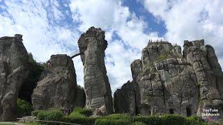 Externsteine Teutoburger Wald Natursehenswürdigkeit Horn-Bad Meinberg Lippe Nordrhein-Westfalen