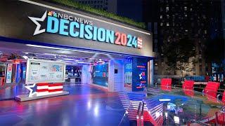 NBC News 'Decision 2024' election studio tour