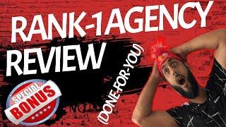 Rank 1 Agency Review and BonusDone For You Website /Agency Business - Watch Rank 1 Agency Review