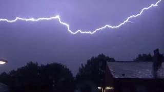 Lightning in Slow Motion - Filmed With Microsoft Lumia 950