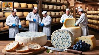 The artisanal art of making GORGONZOLA! Did you know how it's made?