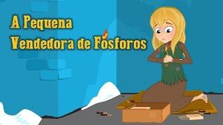 A Pequena Vendedora de Fósforos - Historia completa - Desenho animado infantil com Os Amiguinhos