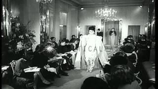 Fashion show and model parade in London. HD Stock Footage